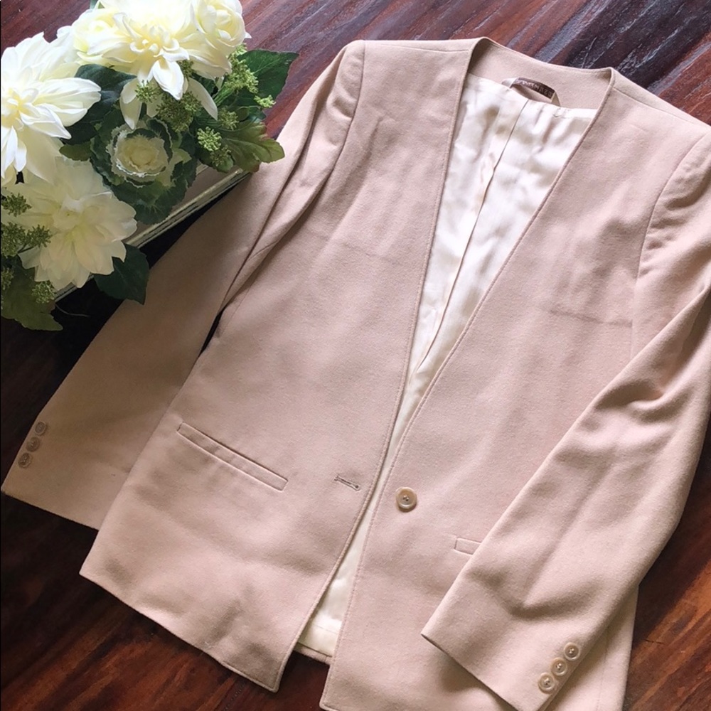 Tan colored blazer